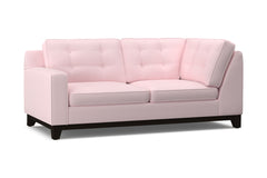 Brentwood Left Arm Corner Apt Size Sofa :: Leg Finish: Espresso / Configuration: LAF - Chaise on the Left