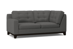 Brentwood Left Arm Corner Apt Size Sofa :: Leg Finish: Espresso / Configuration: LAF - Chaise on the Left