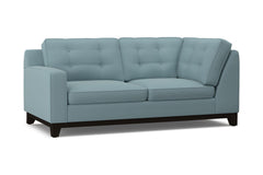 Brentwood Left Arm Corner Apt Size Sofa :: Leg Finish: Espresso / Configuration: LAF - Chaise on the Left