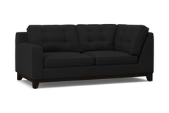 Brentwood Left Arm Corner Apt Size Sofa :: Leg Finish: Espresso / Configuration: LAF - Chaise on the Left