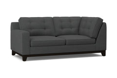 Brentwood Left Arm Corner Apt Size Sofa :: Leg Finish: Espresso / Configuration: LAF - Chaise on the Left