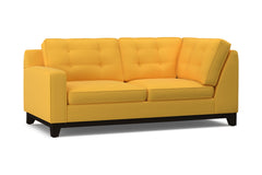 Brentwood Left Arm Corner Apt Size Sofa :: Leg Finish: Espresso / Configuration: LAF - Chaise on the Left