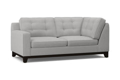 Brentwood Left Arm Corner Apt Size Sofa :: Leg Finish: Espresso / Configuration: LAF - Chaise on the Left