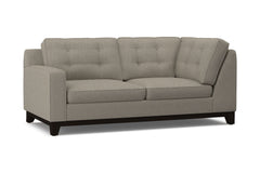 Brentwood Left Arm Corner Apt Size Sofa :: Leg Finish: Espresso / Configuration: LAF - Chaise on the Left