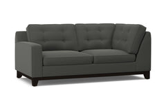 Brentwood Left Arm Corner Apt Size Sofa :: Leg Finish: Espresso / Configuration: LAF - Chaise on the Left