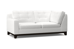 Brentwood Left Arm Corner Apt Size Sofa :: Leg Finish: Espresso / Configuration: LAF - Chaise on the Left