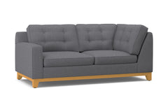 Brentwood Left Arm Corner Apt Size Sofa :: Leg Finish: Natural / Configuration: LAF - Chaise on the Left