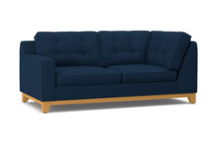 Brentwood Left Arm Corner Apt Size Sofa :: Leg Finish: Natural / Configuration: LAF - Chaise on the Left