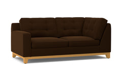 Brentwood Left Arm Corner Apt Size Sofa :: Leg Finish: Natural / Configuration: LAF - Chaise on the Left