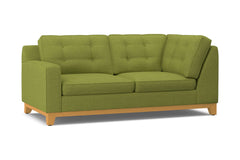 Brentwood Left Arm Corner Apt Size Sofa :: Leg Finish: Natural / Configuration: LAF - Chaise on the Left