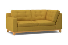 Brentwood Left Arm Corner Apt Size Sofa :: Leg Finish: Natural / Configuration: LAF - Chaise on the Left