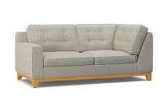 Brentwood Left Arm Corner Apt Size Sofa :: Leg Finish: Natural / Configuration: LAF - Chaise on the Left