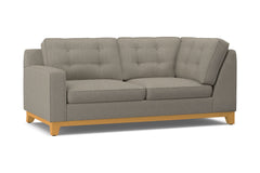 Brentwood Left Arm Corner Apt Size Sofa :: Leg Finish: Natural / Configuration: LAF - Chaise on the Left