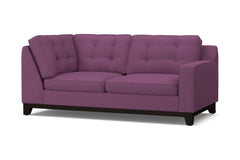 Brentwood Right Arm Corner Apt Size Sofa :: Leg Finish: Espresso / Configuration: RAF - Chaise on the Right