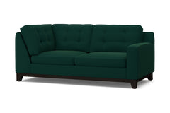 Brentwood Right Arm Corner Apt Size Sofa :: Leg Finish: Espresso / Configuration: RAF - Chaise on the Right