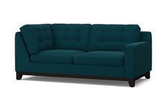 Brentwood Right Arm Corner Apt Size Sofa :: Leg Finish: Espresso / Configuration: RAF - Chaise on the Right