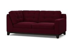 Brentwood Right Arm Corner Apt Size Sofa :: Leg Finish: Espresso / Configuration: RAF - Chaise on the Right