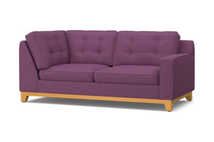 Brentwood Right Arm Corner Apt Size Sofa :: Leg Finish: Natural / Configuration: RAF - Chaise on the Right