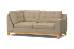 Brentwood Right Arm Corner Apt Size Sofa :: Leg Finish: Natural / Configuration: RAF - Chaise on the Right