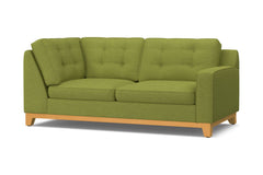 Brentwood Right Arm Corner Apt Size Sofa :: Leg Finish: Natural / Configuration: RAF - Chaise on the Right