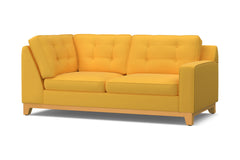 Brentwood Right Arm Corner Apt Size Sofa :: Leg Finish: Natural / Configuration: RAF - Chaise on the Right