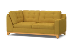 Brentwood Right Arm Corner Apt Size Sofa :: Leg Finish: Natural / Configuration: RAF - Chaise on the Right