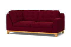 Brentwood Right Arm Corner Apt Size Sofa :: Leg Finish: Natural / Configuration: RAF - Chaise on the Right