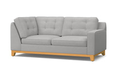 Brentwood Right Arm Corner Apt Size Sofa :: Leg Finish: Natural / Configuration: RAF - Chaise on the Right