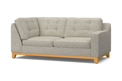 Brentwood Right Arm Corner Apt Size Sofa :: Leg Finish: Natural / Configuration: RAF - Chaise on the Right