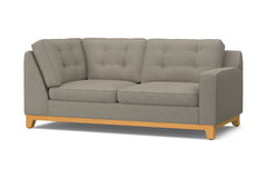 Brentwood Right Arm Corner Apt Size Sofa :: Leg Finish: Natural / Configuration: RAF - Chaise on the Right