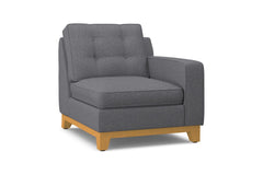 Brentwood Right Arm Chair :: Leg Finish: Natural / Configuration: RAF - Chaise on the Right
