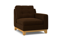 Brentwood Right Arm Chair :: Leg Finish: Natural / Configuration: RAF - Chaise on the Right
