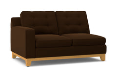 Brentwood Left Arm Loveseat :: Leg Finish: Natural / Configuration: LAF - Chaise on the Left