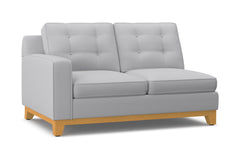 Brentwood Left Arm Loveseat :: Leg Finish: Natural / Configuration: LAF - Chaise on the Left