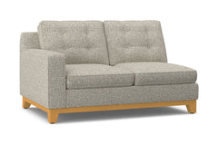 Brentwood Left Arm Loveseat :: Leg Finish: Natural / Configuration: LAF - Chaise on the Left