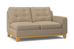 Brentwood Right Arm Loveseat :: Leg Finish: Natural / Configuration: RAF - Chaise on the Right