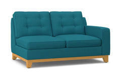 Brentwood Right Arm Loveseat :: Leg Finish: Natural / Configuration: RAF - Chaise on the Right