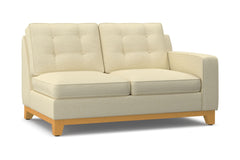 Brentwood Right Arm Loveseat :: Leg Finish: Natural / Configuration: RAF - Chaise on the Right