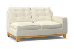 Brentwood Right Arm Loveseat :: Leg Finish: Natural / Configuration: RAF - Chaise on the Right