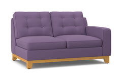 Brentwood Right Arm Loveseat :: Leg Finish: Natural / Configuration: RAF - Chaise on the Right