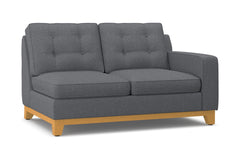 Brentwood Right Arm Loveseat :: Leg Finish: Natural / Configuration: RAF - Chaise on the Right