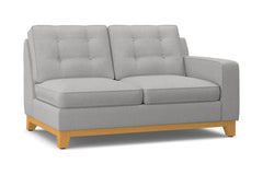 Brentwood Right Arm Loveseat :: Leg Finish: Natural / Configuration: RAF - Chaise on the Right