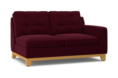 Brentwood Right Arm Loveseat :: Leg Finish: Natural / Configuration: RAF - Chaise on the Right