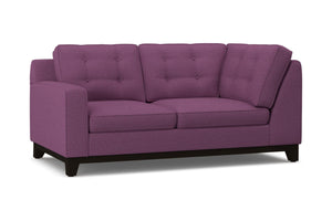 Brentwood Left Arm Corner Loveseat :: Leg Finish: Espresso / Configuration: LAF - Chaise on the Left