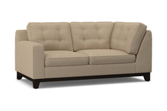 Brentwood Left Arm Corner Loveseat :: Leg Finish: Espresso / Configuration: LAF - Chaise on the Left