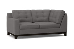 Brentwood Left Arm Corner Loveseat :: Leg Finish: Espresso / Configuration: LAF - Chaise on the Left