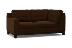 Brentwood Left Arm Corner Loveseat :: Leg Finish: Espresso / Configuration: LAF - Chaise on the Left