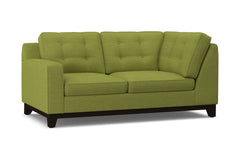 Brentwood Left Arm Corner Loveseat :: Leg Finish: Espresso / Configuration: LAF - Chaise on the Left