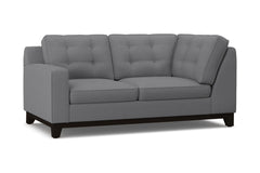 Brentwood Left Arm Corner Loveseat :: Leg Finish: Espresso / Configuration: LAF - Chaise on the Left