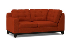 Brentwood Left Arm Corner Loveseat :: Leg Finish: Espresso / Configuration: LAF - Chaise on the Left